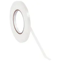 Bag Tape, 3/8" x 180 yds., White, 96/Case