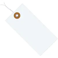 Tyvek® Shipping Tags, Pre-Wired, 3 1/4" x 1 5/8", White, 1000/Case