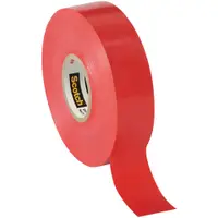 3M™ 35 Colored Electrical Tape, 7 Mil, 3/4" x 66', Red, 10/Case