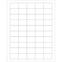 Tape Logic® Laser Labels, Rectangle, 1 1/2" x 1", White, 5000/Case
