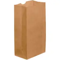 Grocery Bags, 6" x 3 5/8" x 11", Kraft, 500/Case