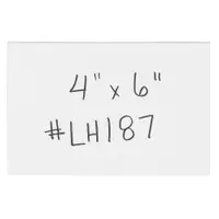 Warehouse Labels, Magnetic Strips, 4" x 6", 25/Case