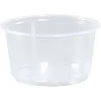Deli Containers, 12 oz., 4 1/2" x 2 1/4", Clear, 500/Case