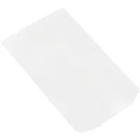 Flat Merchandise Bags, 6 1/4" x 9 1/4", White, 3000/Case