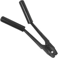 Double Notch Steel Strapping Sealer, 1/2", Black, 1/Case