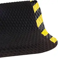 Hog Heaven™ Nitrile Mats, 3' x 5', Black/Yellow, 1/Each