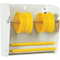 Wall Mount Label Dispenser, 8 1/2", White, 1/Each