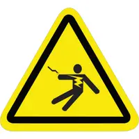 Tape Logic® General Danger Durable Safety Label, 2.25" Triangle, Black/Yellow, 25/Roll