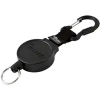 Securit™ Heavy-Duty Retractable Key Holder, Black, 2/Case