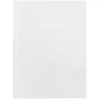 Flush Cut Foam Pouches, 9" x 12", White, 150/Case