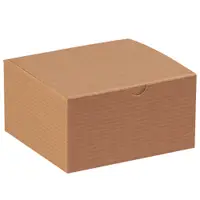 Gift Boxes, 5" x 5" x 3", Kraft, 100/Case
