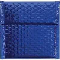 Glamour Bubble Mailers, 7" x 6 3/4", Blue, 72/Case
