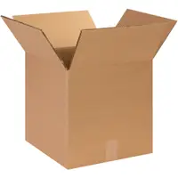 Double Wall Boxes, 14" x 14" x 14", Kraft, 15/Bundle; 120/Skid