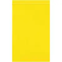 Reclosable 2 Mil Poly Bags, 6" x 9", Yellow, 1000/Case