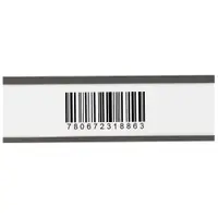 Magnetic "C" Channel Cardholders, 2" x 6", Black, 25/Case